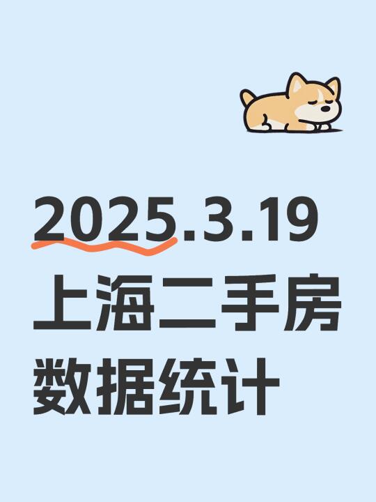 2025.3.19上海二手房数据统计