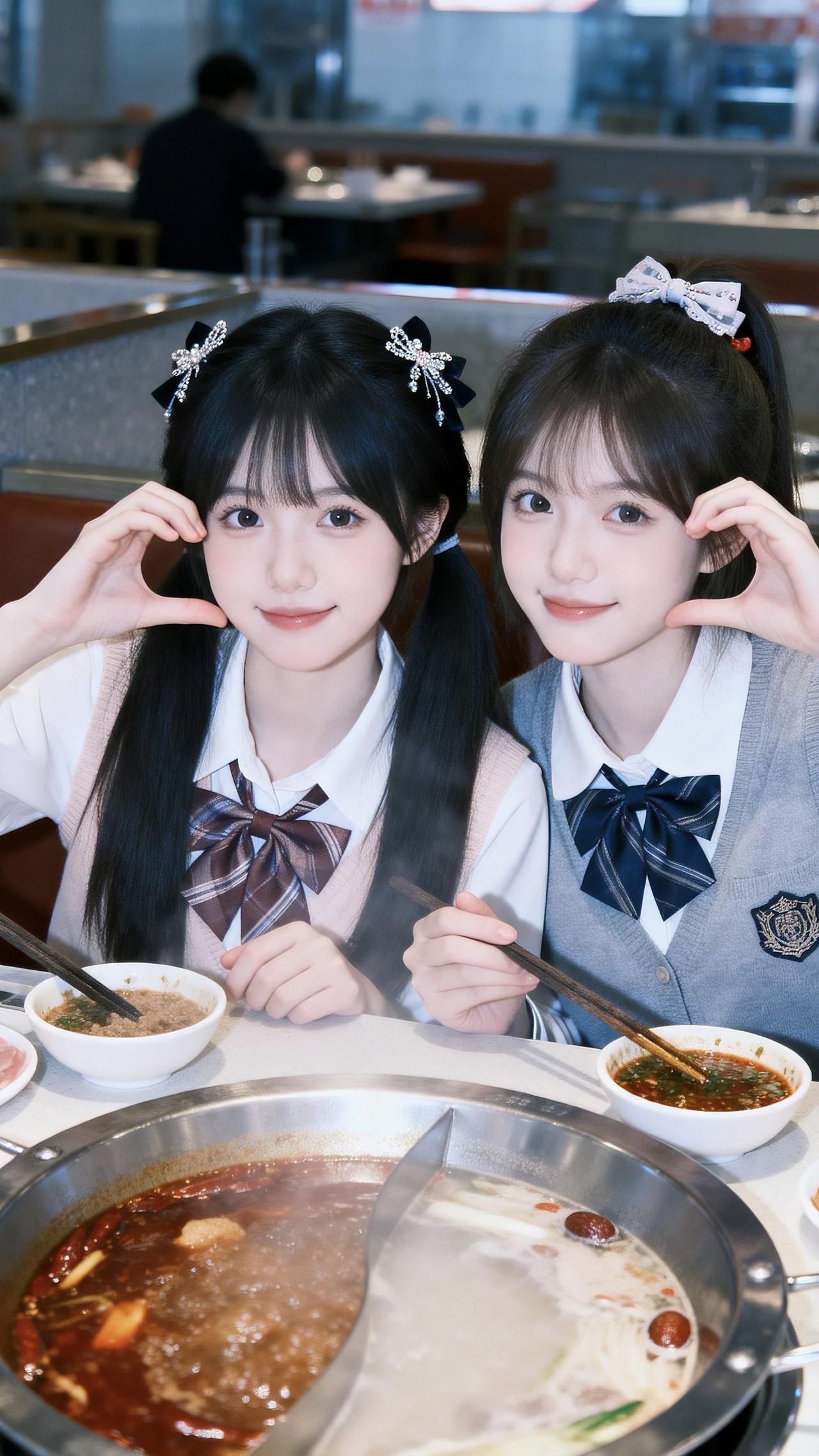 甜妹美食美女萌妹子自拍