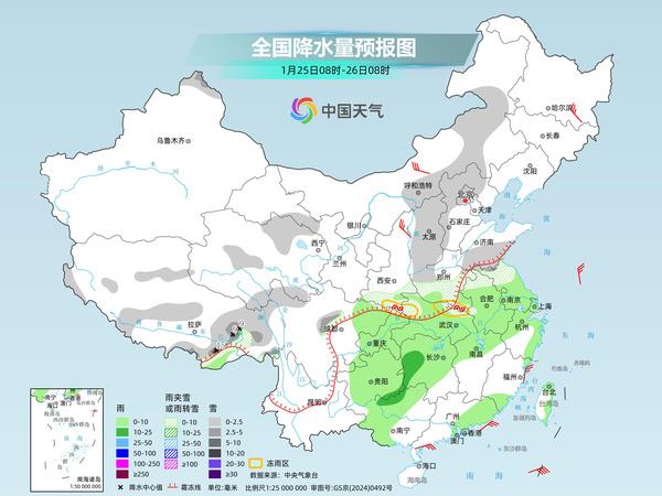 我国大部今天继续回暖 明起新一股冷空气携雨雪降温来袭