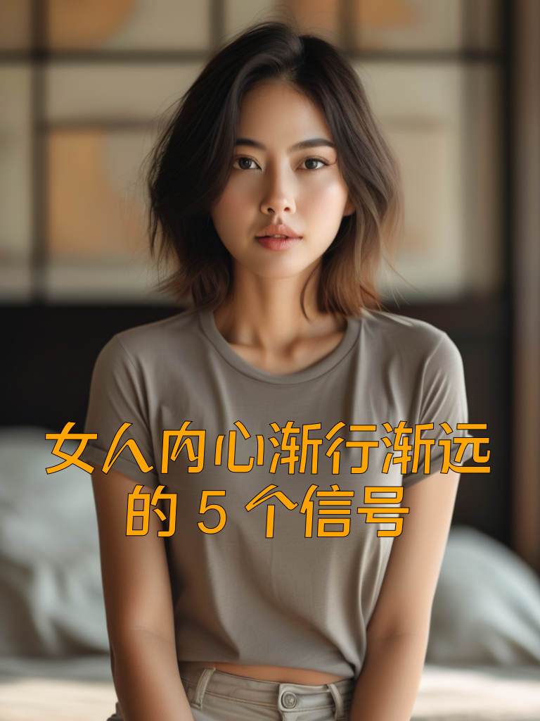 女人内心渐行渐远的5个信号