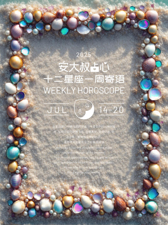 满损谦益|安大叔占心星座寄语2025.7.14-20