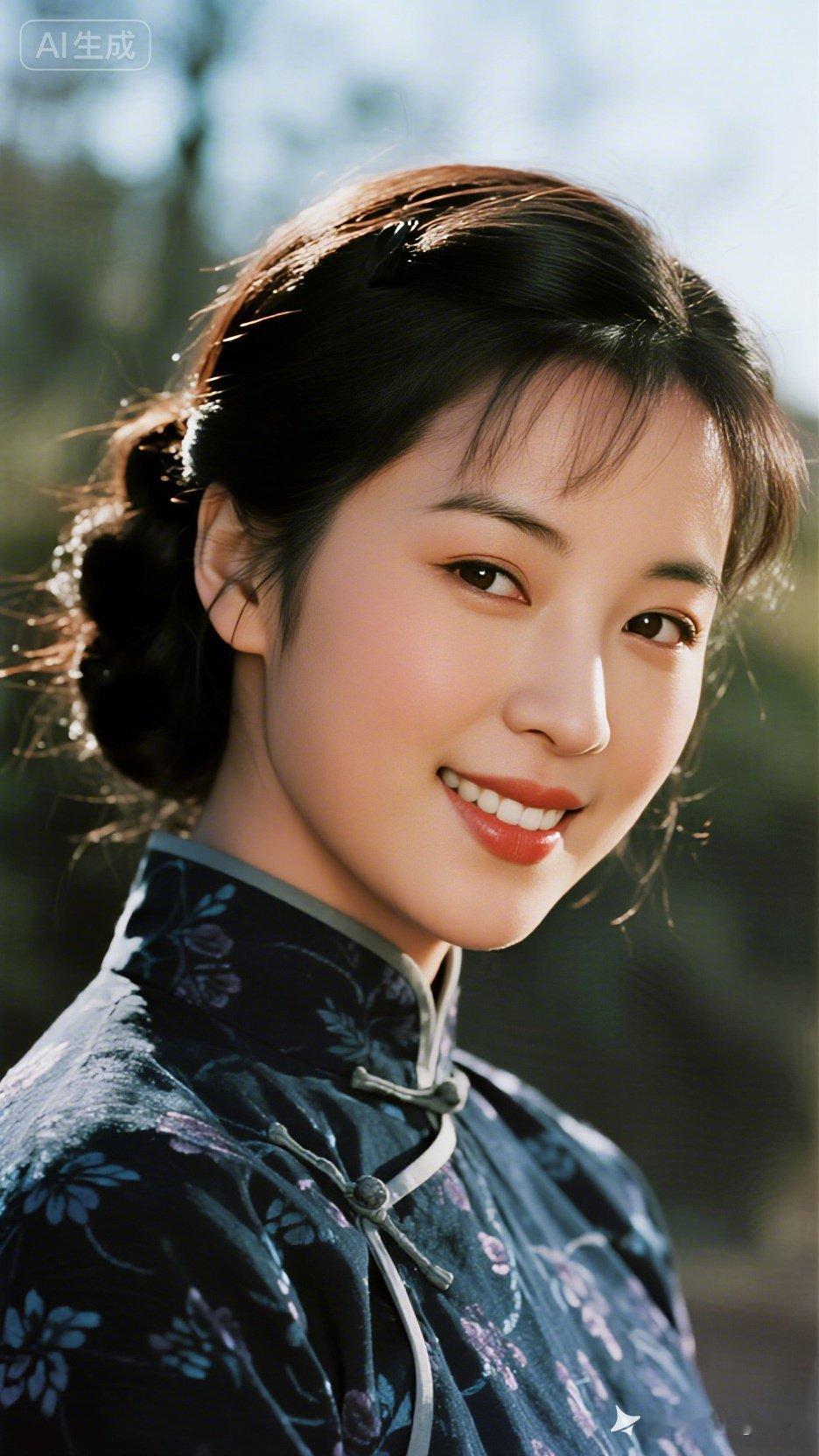 温婉古典，笑靥如花，古风美人！