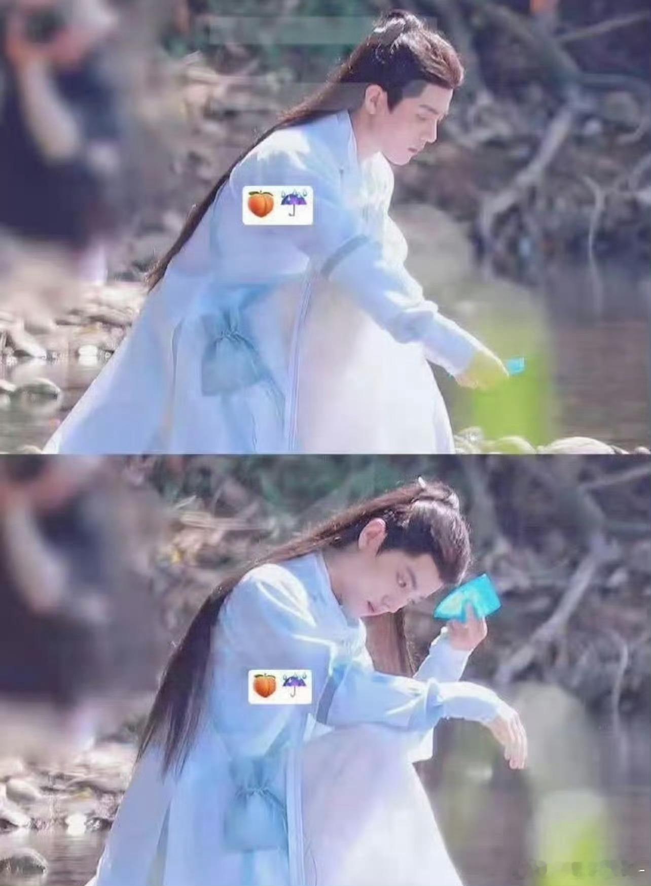 有点透光了肖战这下真成公主下山历劫了🥵🥵​​​