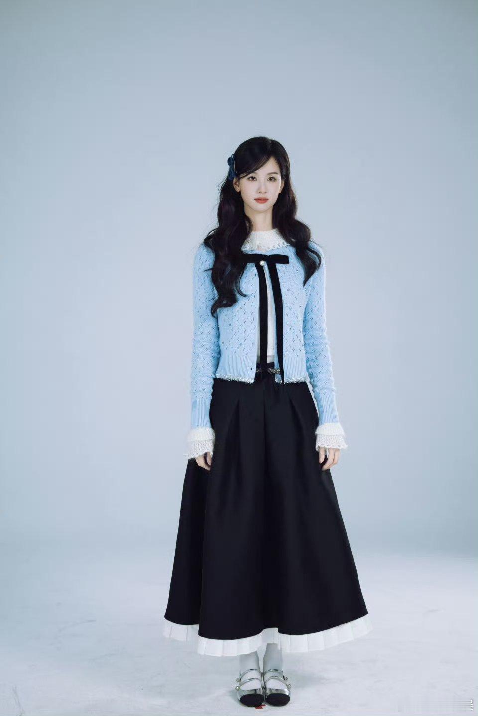 陈都灵的斜刘海呢