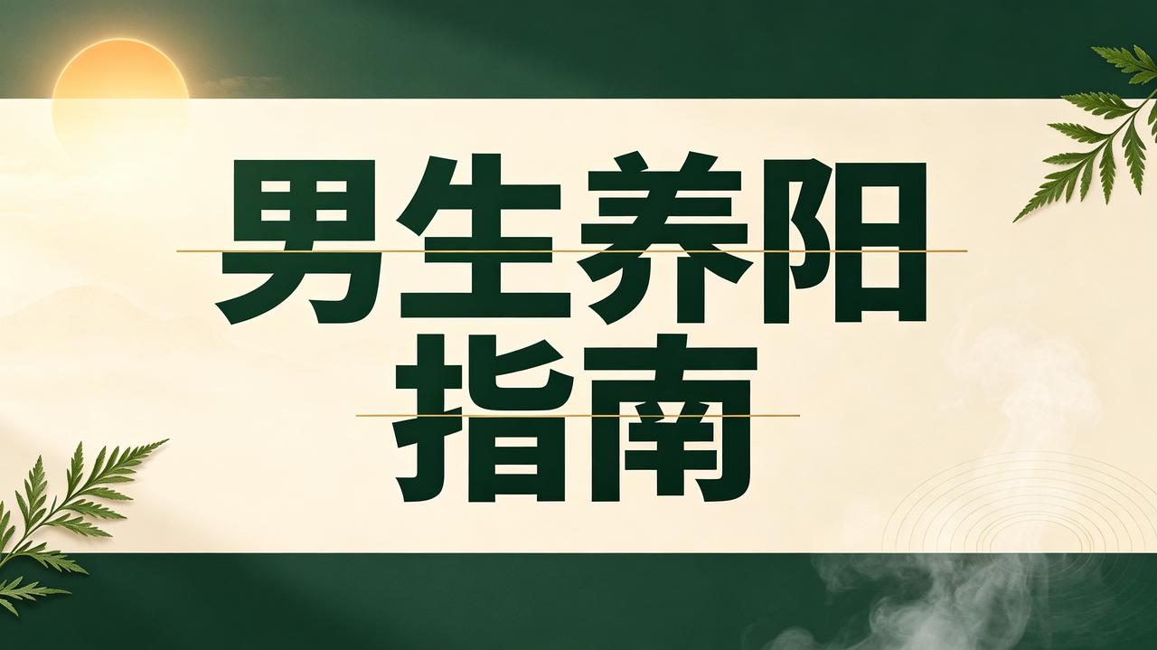 男生养阳｜6件不花钱小事，养出满满阳气很多人觉得阳气很玄妙，其实阳气就是身