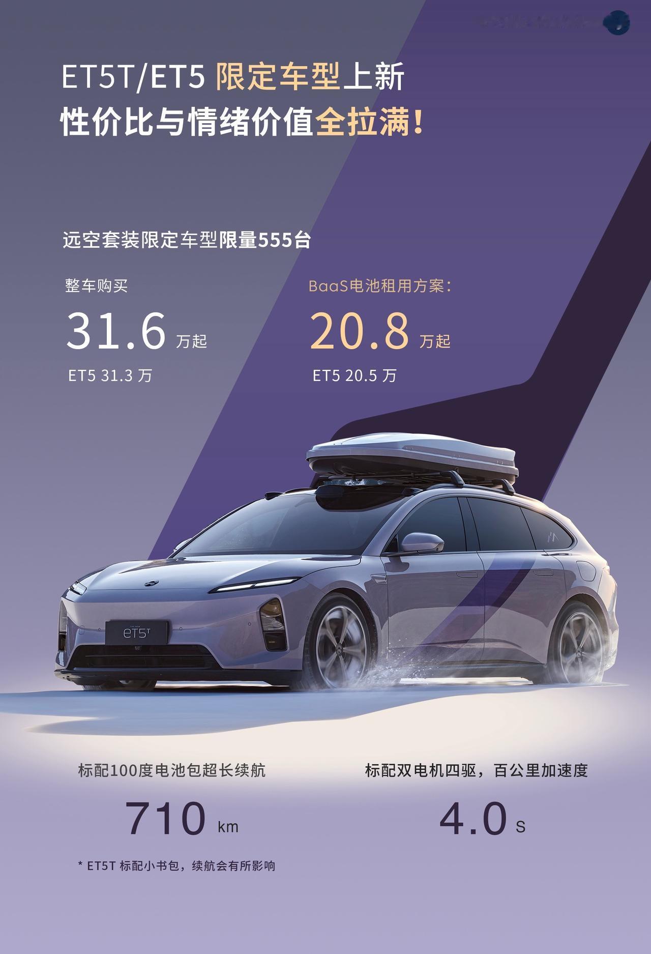 蔚来这次把旅行车的性价比与情绪价值拉爆了！ET5T车顶小书包都给标配了！旅行