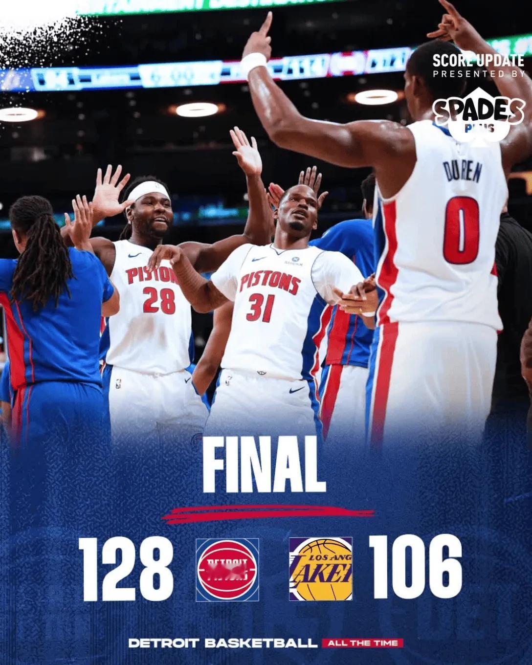 看不懂湖人的操作，第三节还剩不到6分钟，湖人追到79平的时候势头正旺，没想到第三