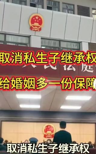私生子继承这事让人无法理解法律说平等但是原配子女心里苦，几十年付出算什么
