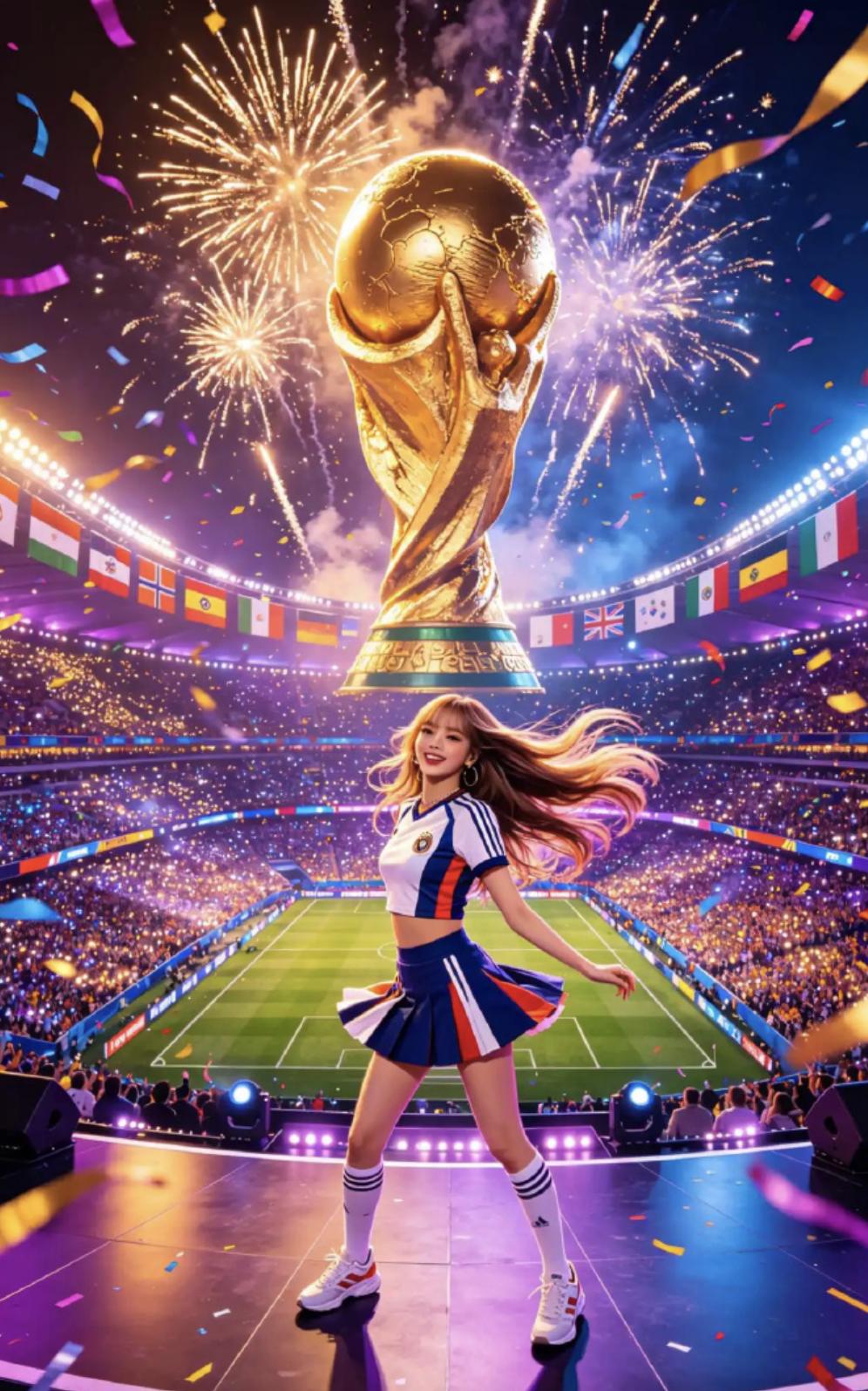 2026年美加墨世界杯还没开踢，推广曲先炸了锅。BLACKPINK成员Lisa演