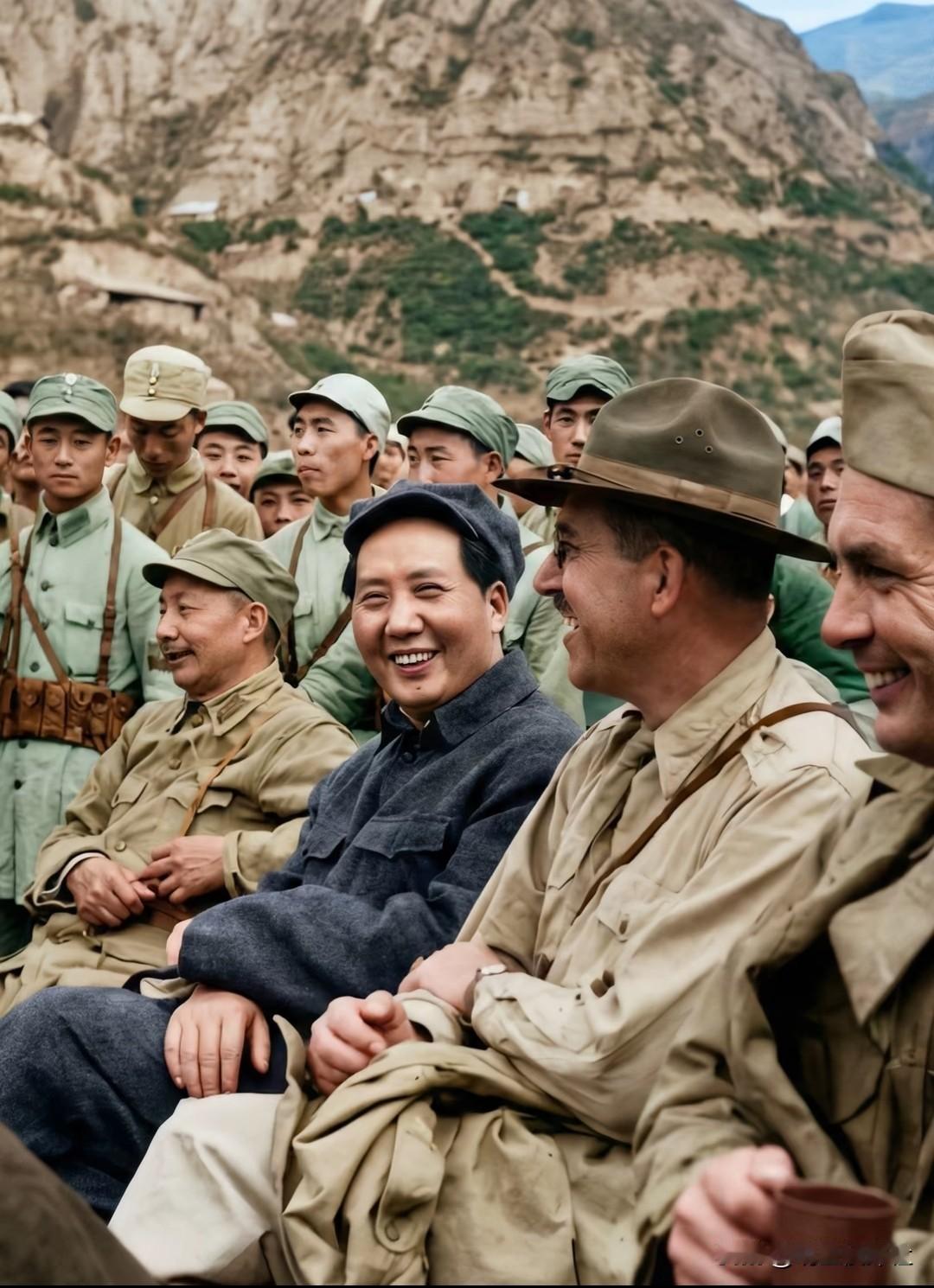 延安记忆｜珍贵修复照片看主席风采