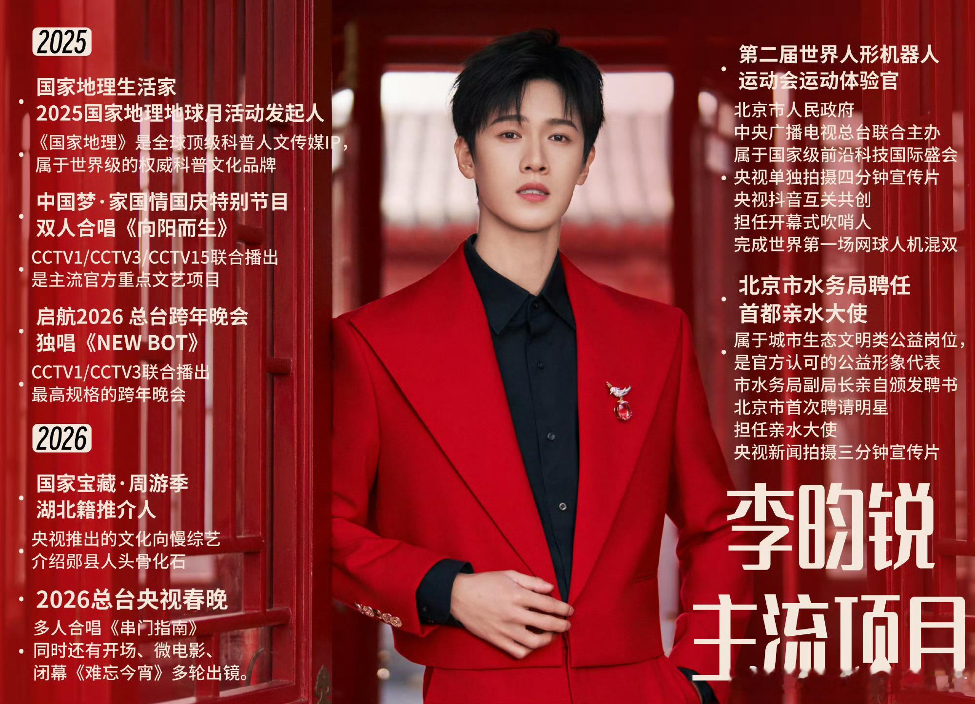 李昀锐主流项目汇总​​​