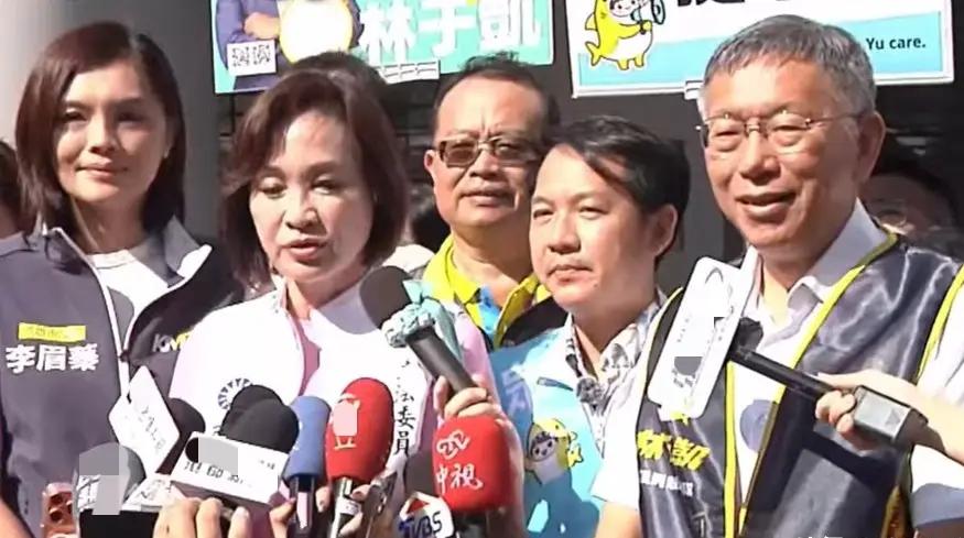 柯文哲陪柯志恩在高雄拜票，南柯女柯合体。柯文哲说，赖瑞隆很好打，但你们打得太闷