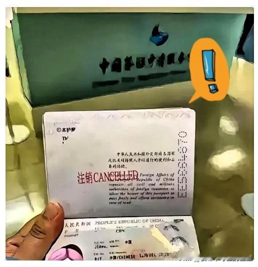 一个小姑娘开开心心地获得了美国国籍，但是注销中国国籍那刻，看着自己的护照被剪了一