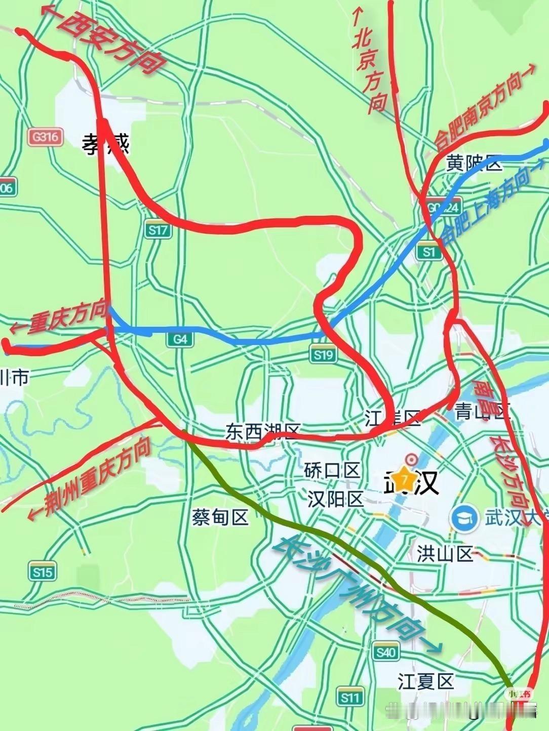 目前武汉枢纽直通线未修，武西高铁借道限速200的武孝城际，严重拖慢平均速度。且武