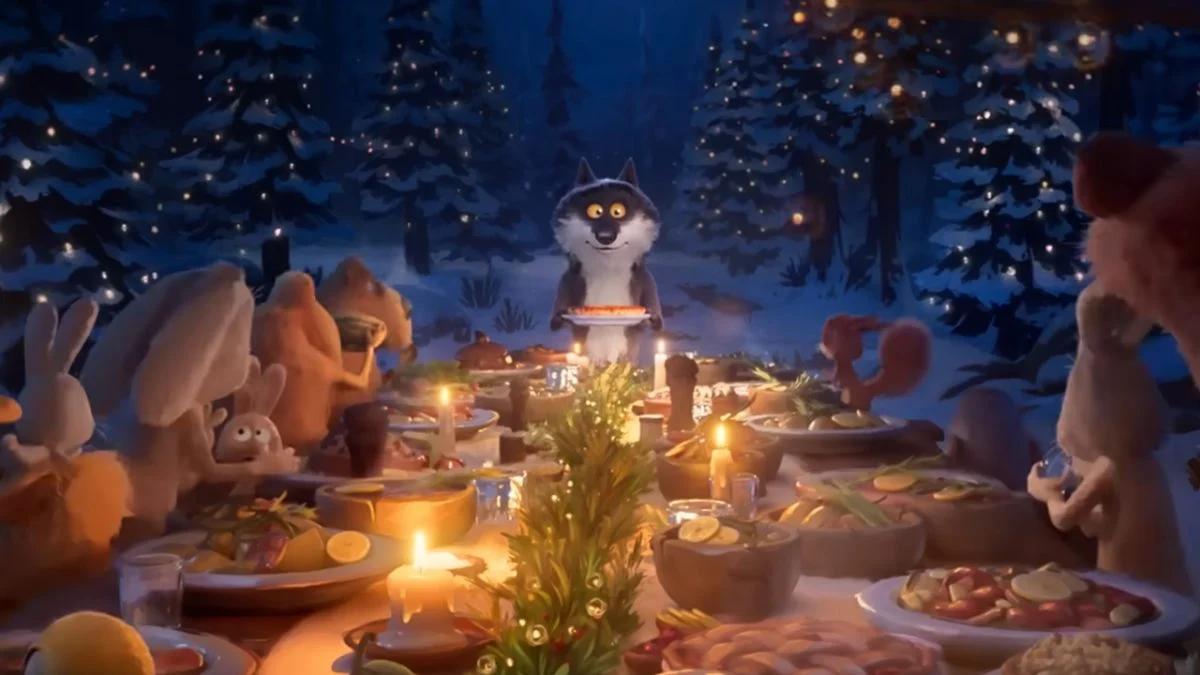 法国连锁超市推出的圣诞动画广告“不被爱的狼”全球爆红。法国连锁超市Inter