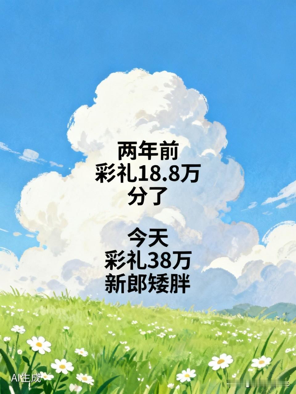 两年前，她妈妈要18万8彩礼，我直接回答，不买房行吗？她说，那不行，只好分了。
