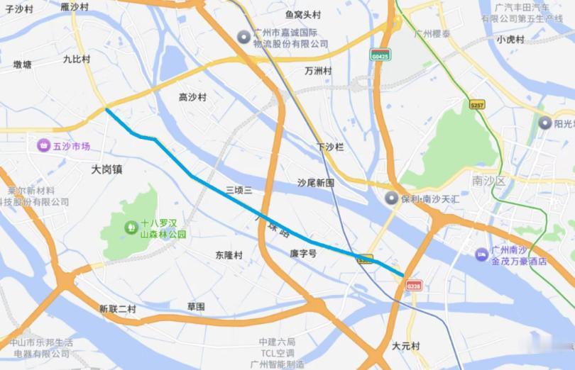 【S111省道扩建招标来了！】南沙区建设中心发布广州南沙段S111改扩建工程（一