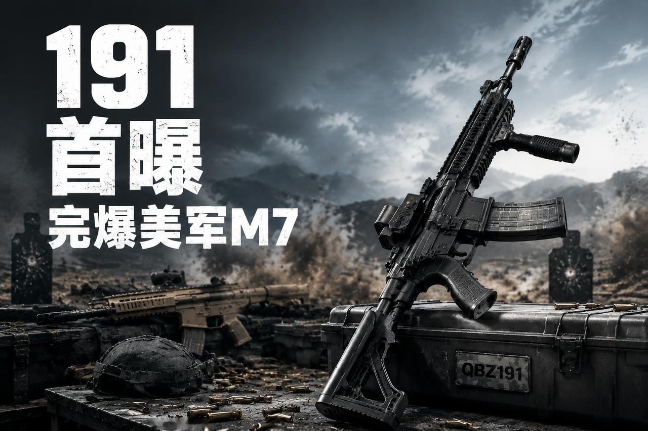 爆了爆了！央妈首次开箱QBZ191步枪，跟美国王牌步枪打擂台，性能完爆对方！原本