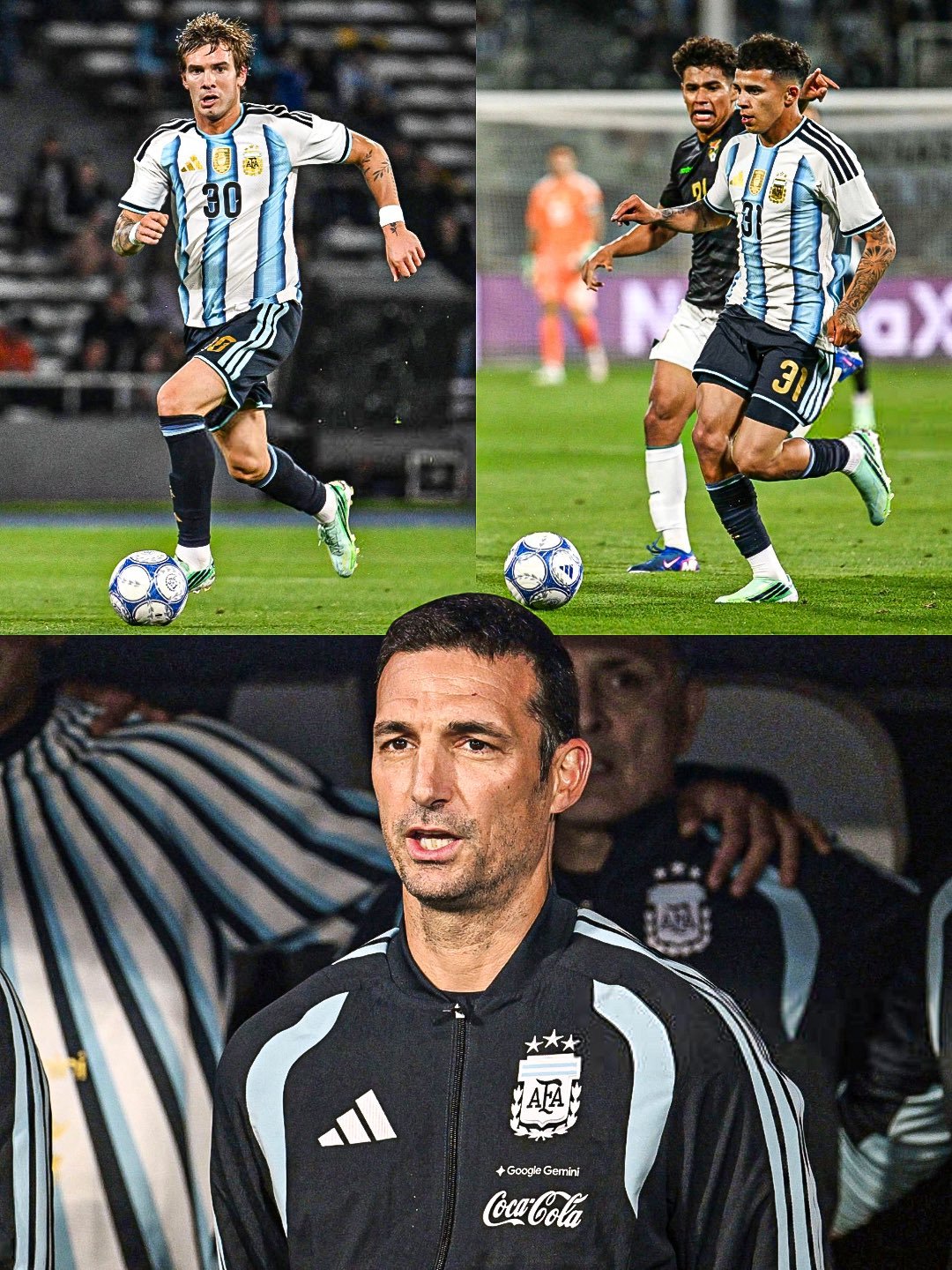 🇦🇷在阿根廷4-0大胜玻利维亚赛后，斯卡洛尼表示：“我之前就说过这话。关于莱奥（莱昂内尔·弗洛雷