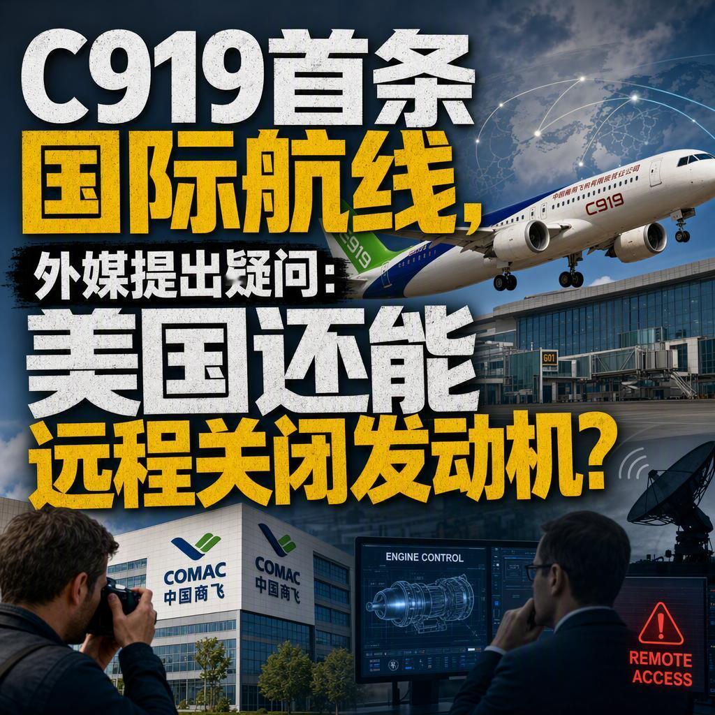 发动机是别人的，飞机还能算国产吗？这是C919飞出国门后，外媒抛出的第一个疑问
