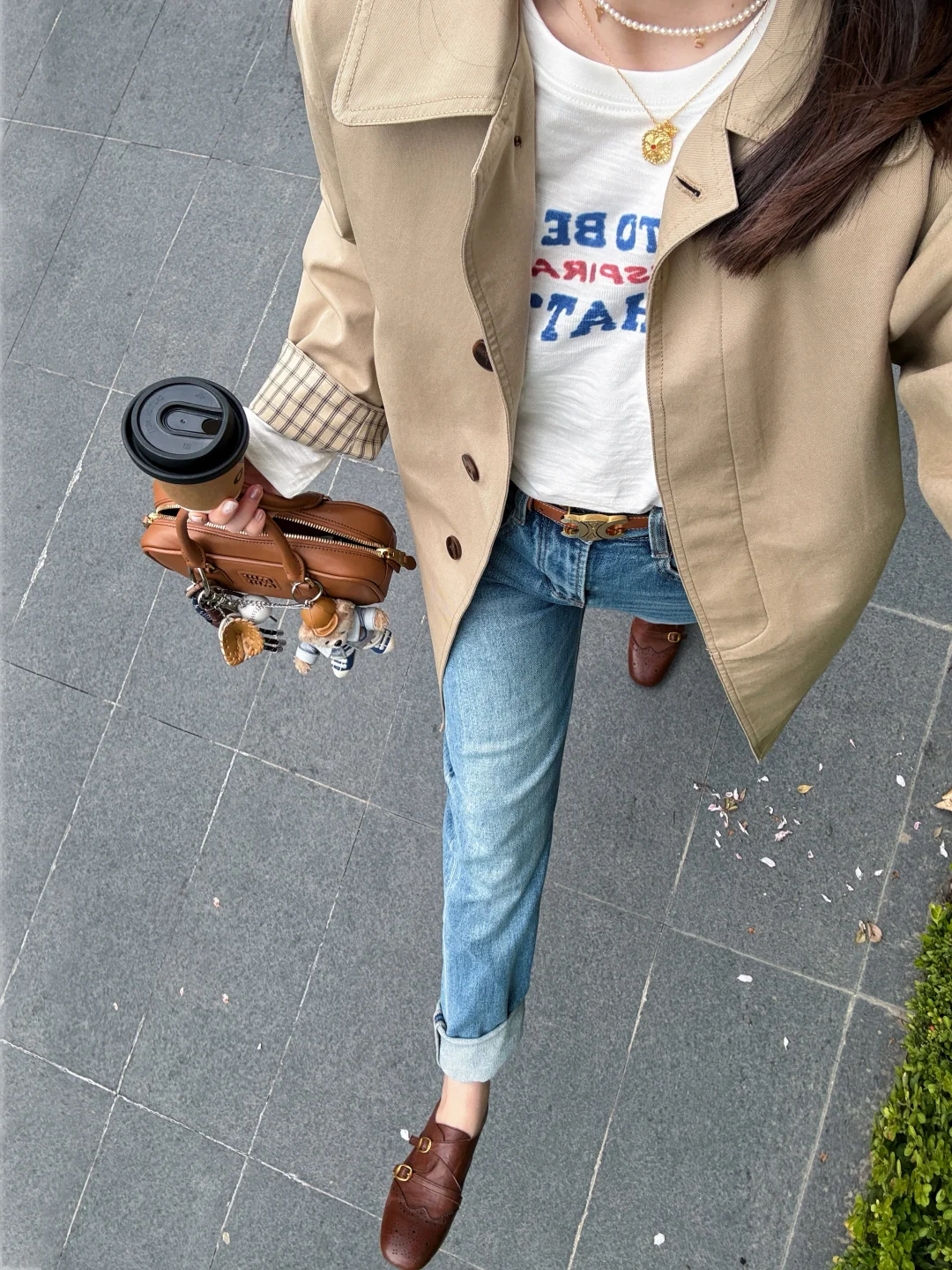 早春舒适通勤🌷薄风衣简直是打工人的神～