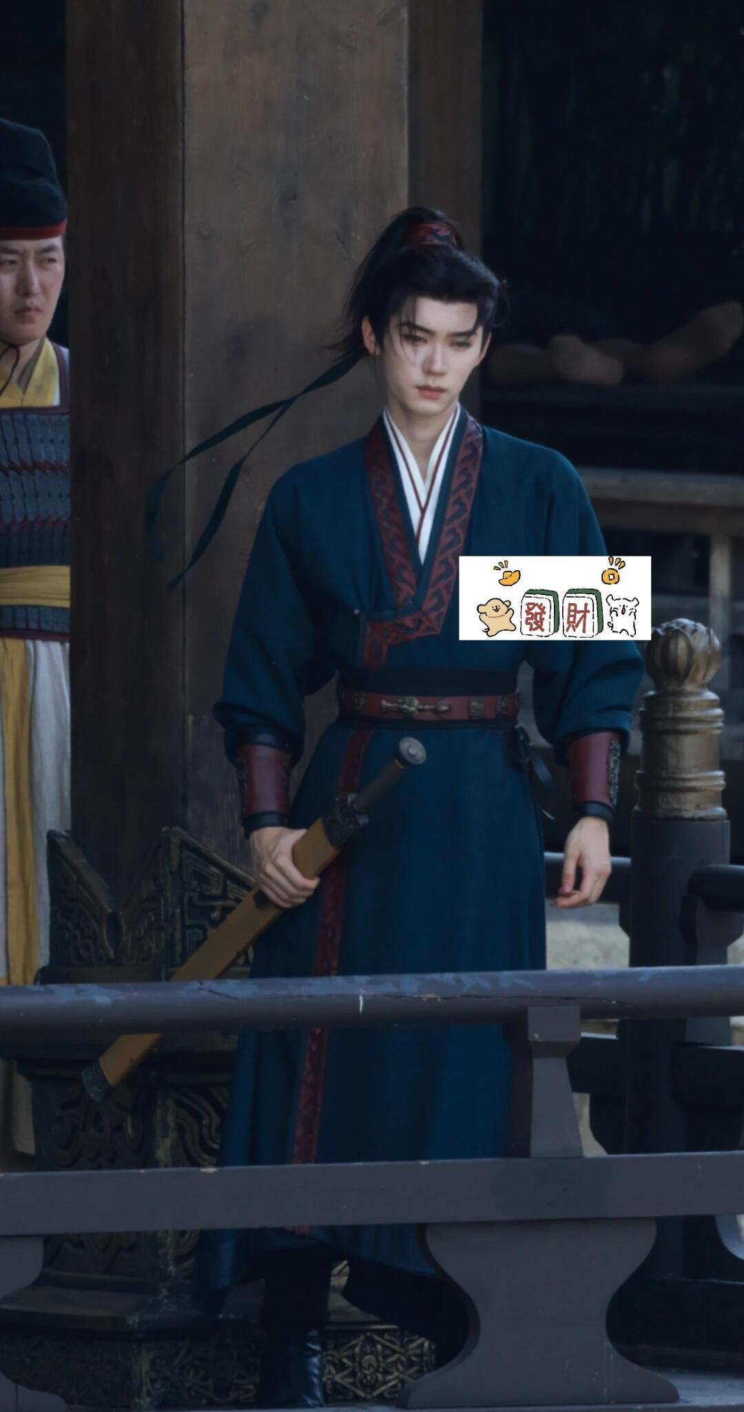 看点周翊然《翘楚》的DP生图发带飘起来的那个也太动漫了吧？？帅​​​