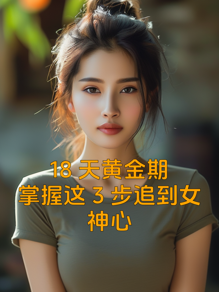 18天黄金期，掌握这3步追到女神心