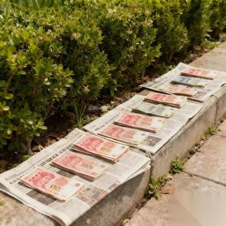 成都街头惊现晒钱名场面！十万现金铺台阶路人凑近一问，大哥回答绝了！202