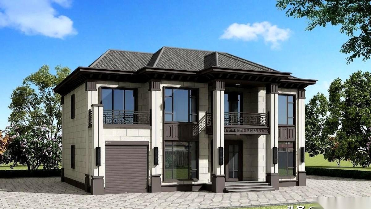 200平的地，硬给你塞进去8个卧室1个书房，你敢信？外面一看，嚯，新中式大别野