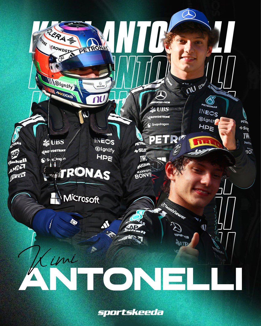 一届F1上海赛，改变了安东内利的职业生涯。·F1历史上最年轻的杆位获得者·最