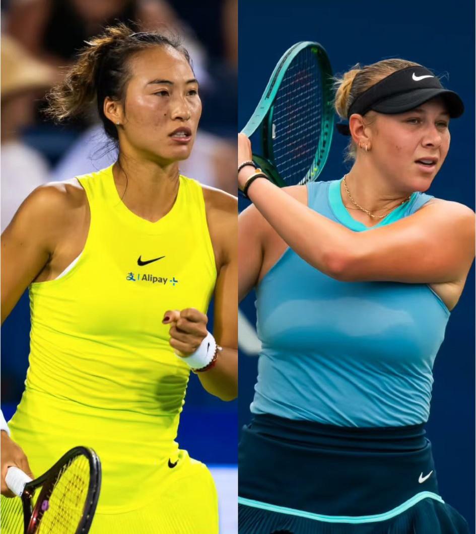 当今女子网坛“无满贯球员”成就排名:1、郑钦文2、本西奇3、斯维托丽娜4