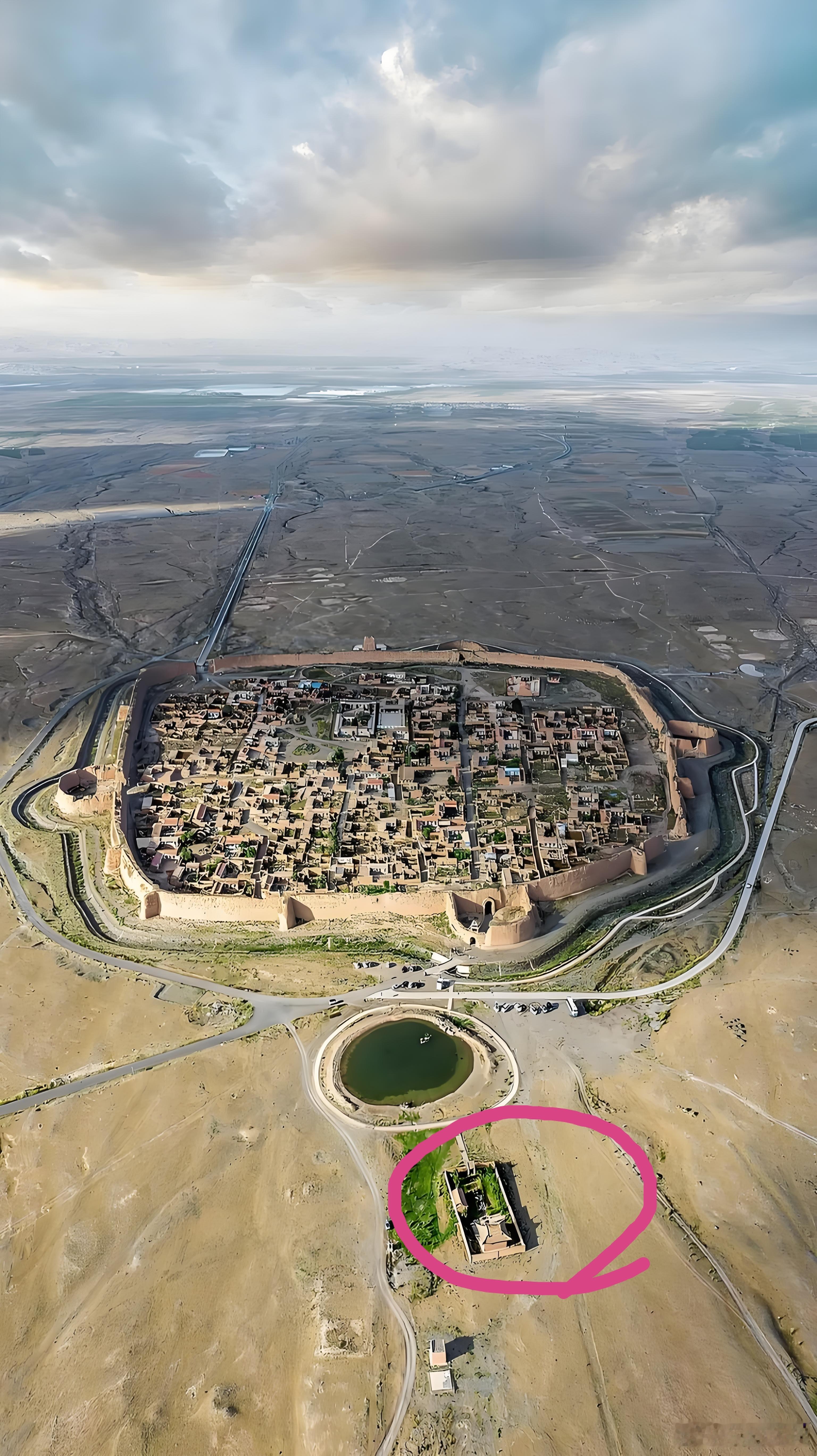 古代建城，红圈中是什么建筑？[并不简单]​​​