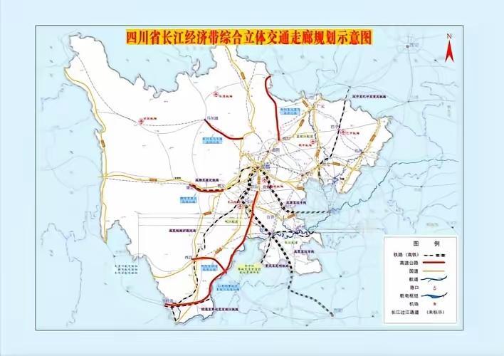 这张规划图中，值得关注是成都至乐山至西昌、攀枝花的沿江高速，又是一条连接川西南地
