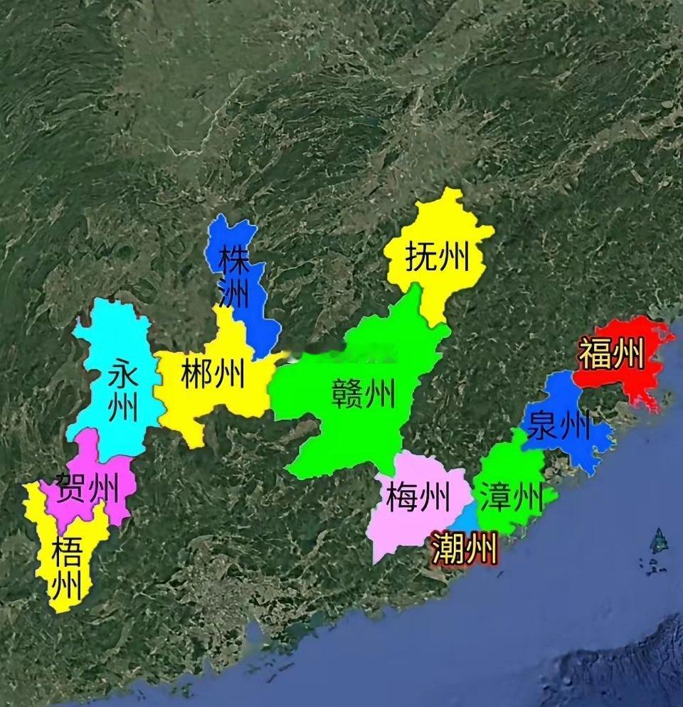 中国的“十二连州”地级市中，经济实力最强的应该是福建的福州！景色最美的应该是湖南