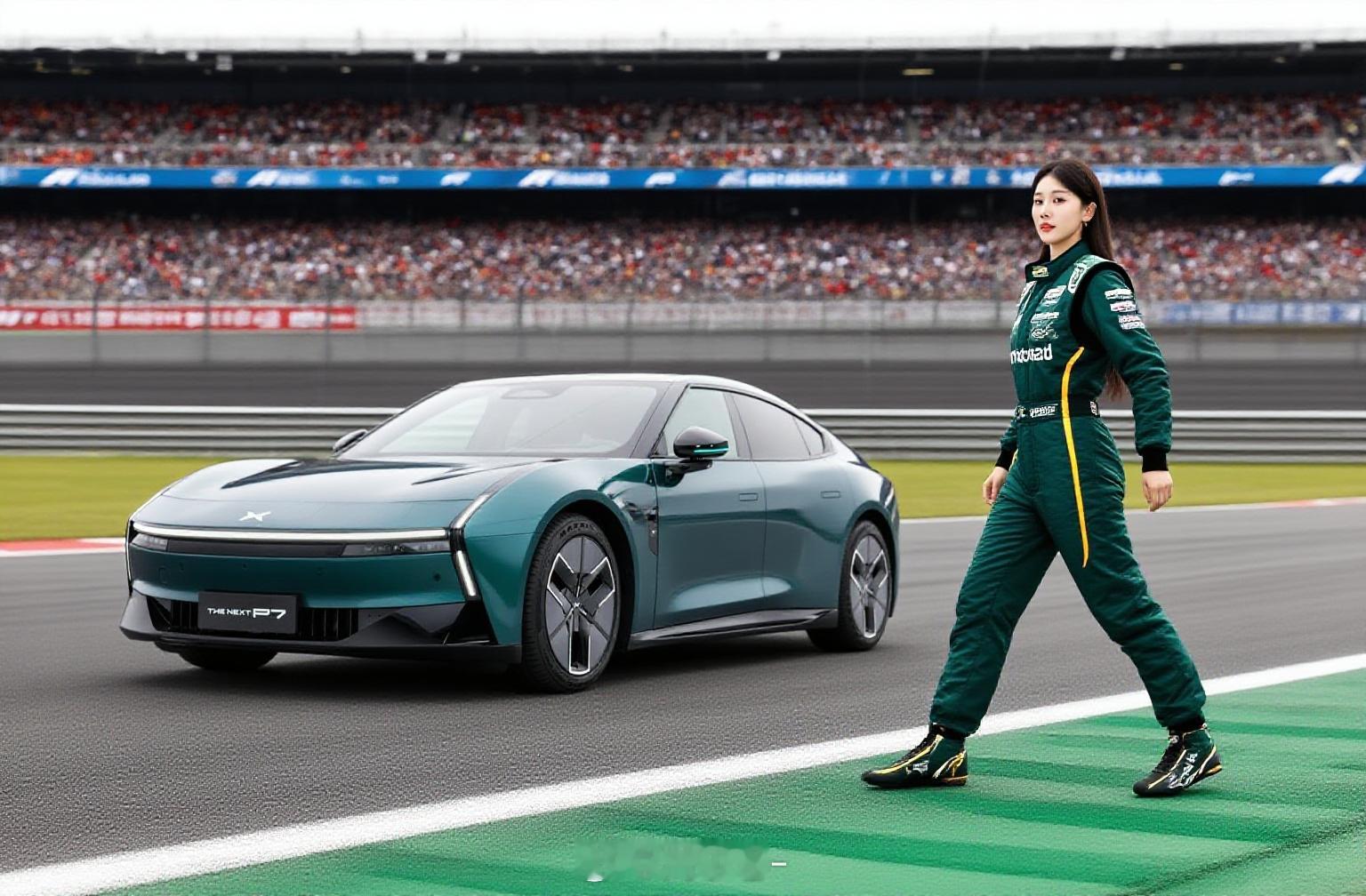 朋友帮我AI了一张赛道图🏁我第一眼：我去！好帅！第二眼：我为什么顺拐a