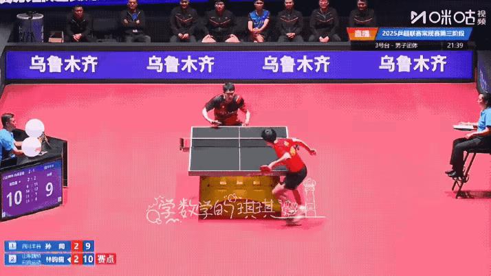 孙闻摔拍子了！甩给谁看呢？性质太恶劣了！就孙闻这个动作不得被罚去喂猪吗？陈玘