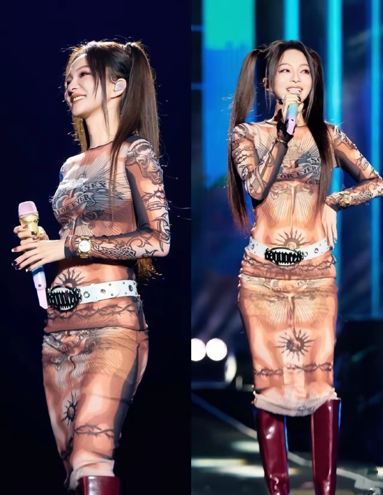 张韶涵这是换造型师了吧？演唱会穿搭一套比一套让人看不懂。
