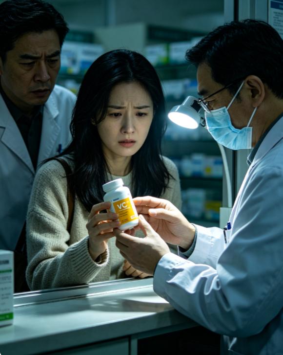 结婚第五年，我嫌丈夫买的维C太苦，拿着药瓶去了医院，医生看了看说：这里面装的