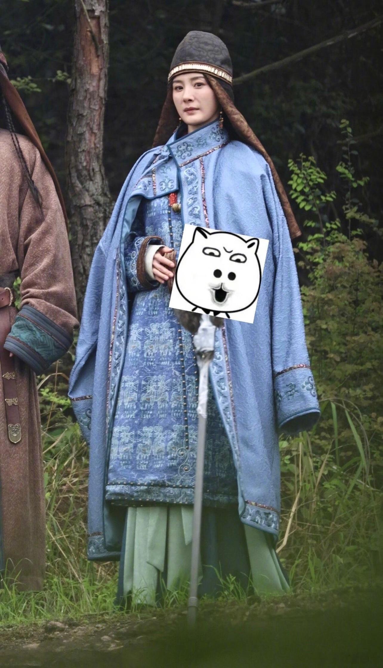 杨幂《江山大同》新造型路透