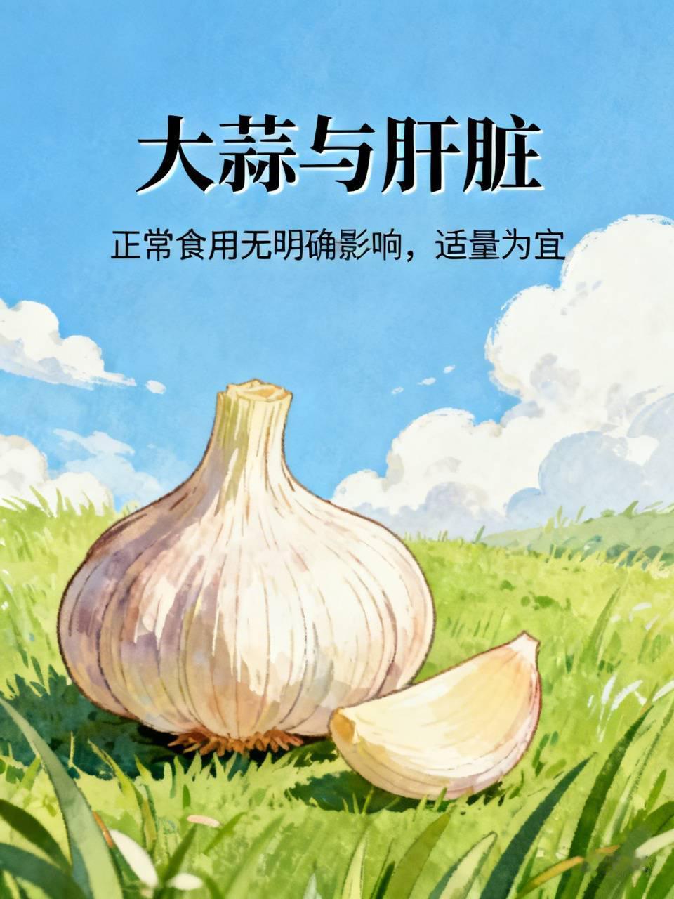 经常吃大蒜，养肝还是伤肝？其实都没有那么绝对。大蒜就是一种普通食物，含蛋白质、