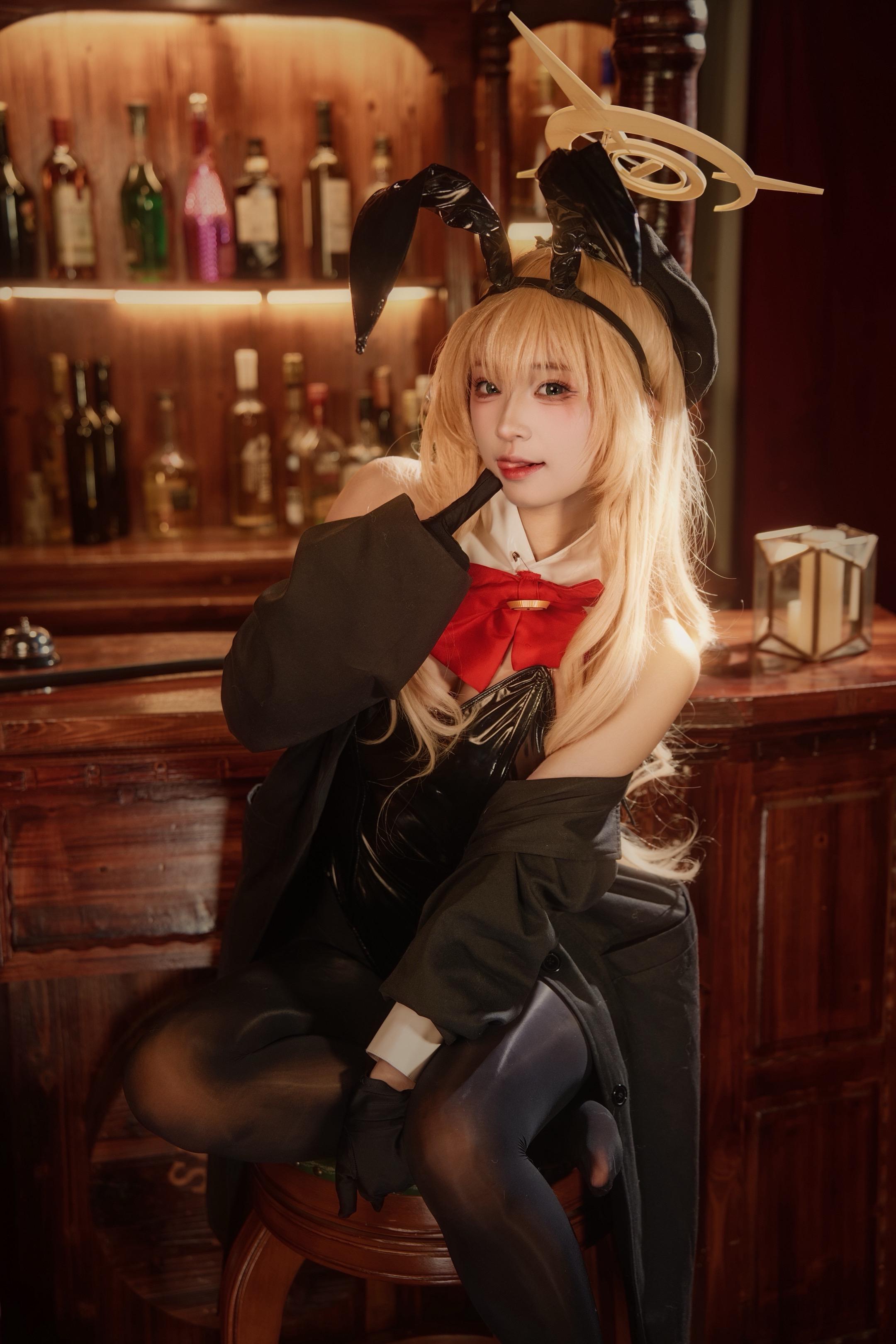 笑面教授兔女郎cos.