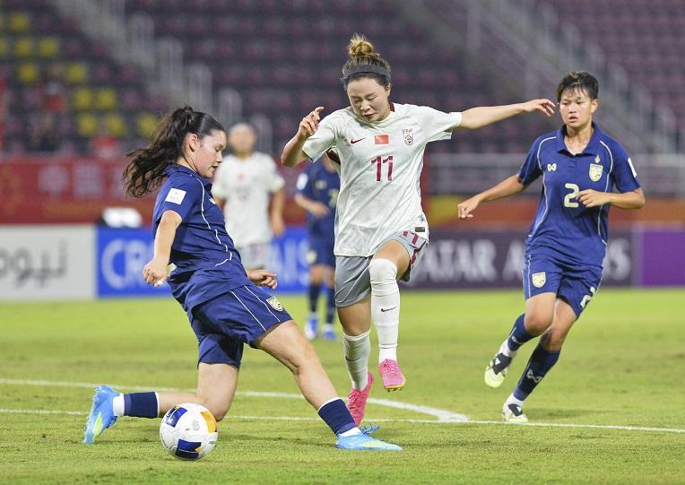 中国U20女足3连胜锁定小组头名，大概率获世界杯入场券 北京时间4月7日晚，