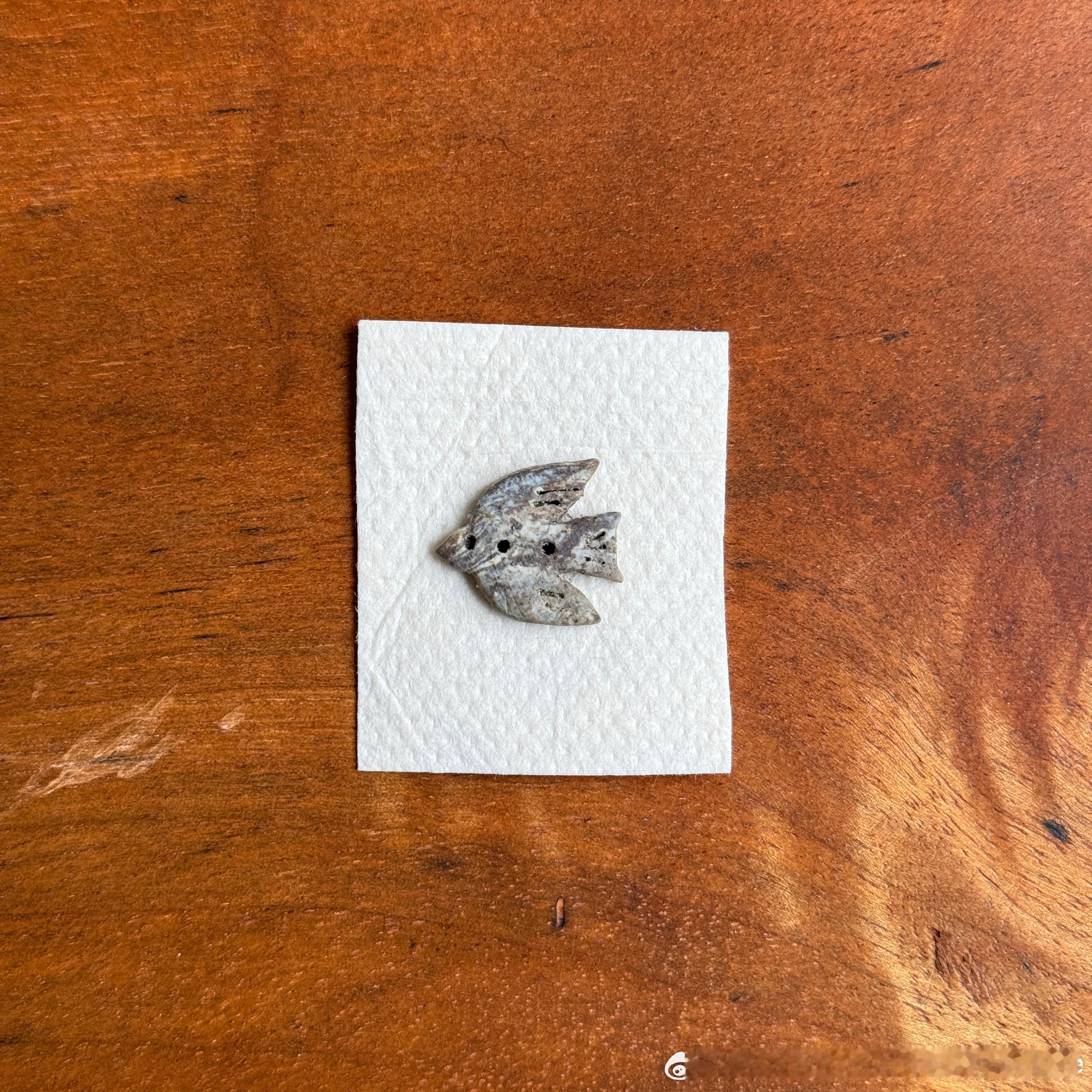 翅斑wingspot的小鸟陶瓷绞胎纽扣～