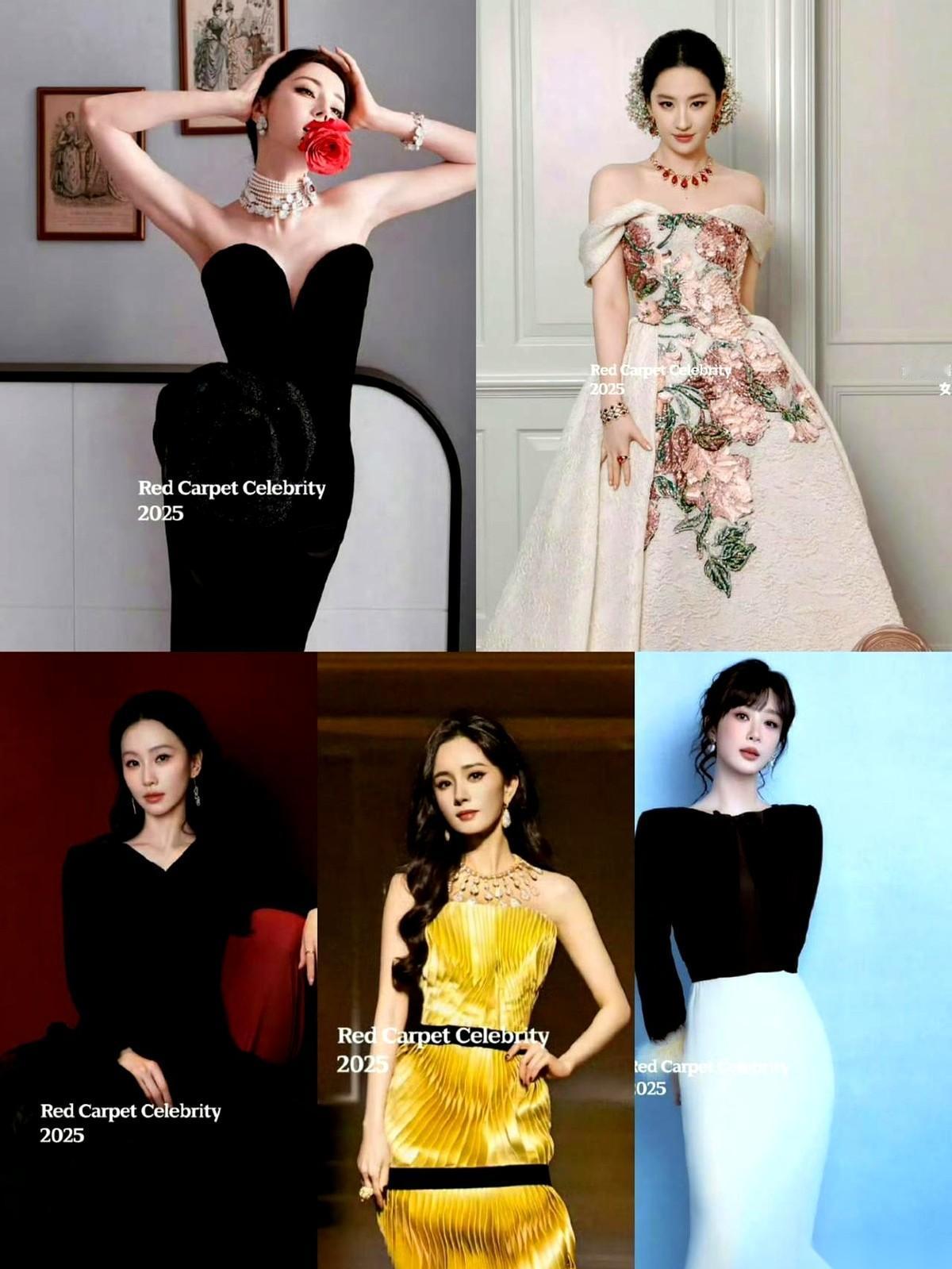 刘亦菲那个簪花造型，居然才排第三？开什么玩笑。我当时刷到那张图，手机差点没拿