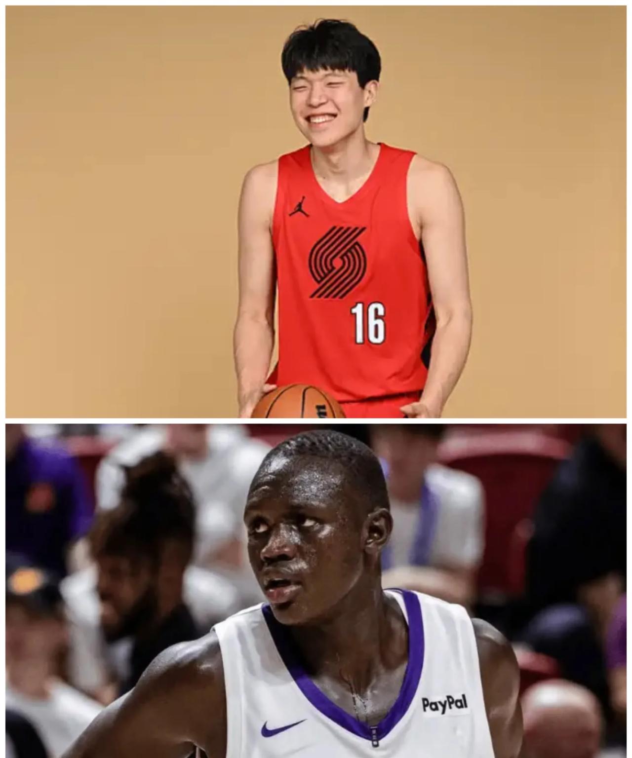 杨瀚森完胜同公司的马鲁阿奇，两人顺位应该反过来，杨瀚森很棒现在来看今年选秀顺位