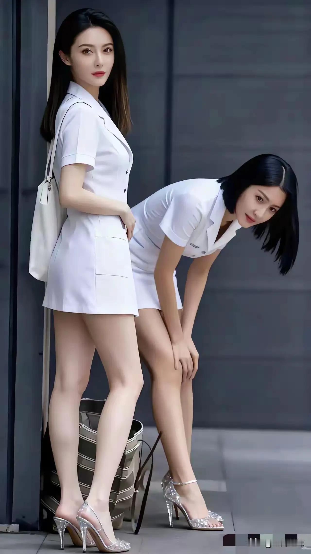 优雅白裙穿搭，高跟鞋与包包的完美搭配，尽显都市女性魅力！