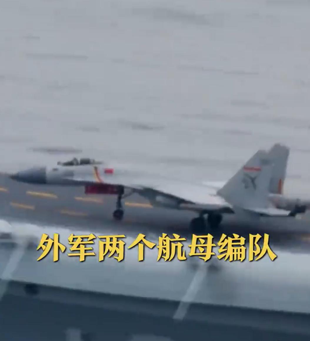 双航母编队，那不用猜了，全世界能一次出动两艘航母的，只有东大和西大。外军，那