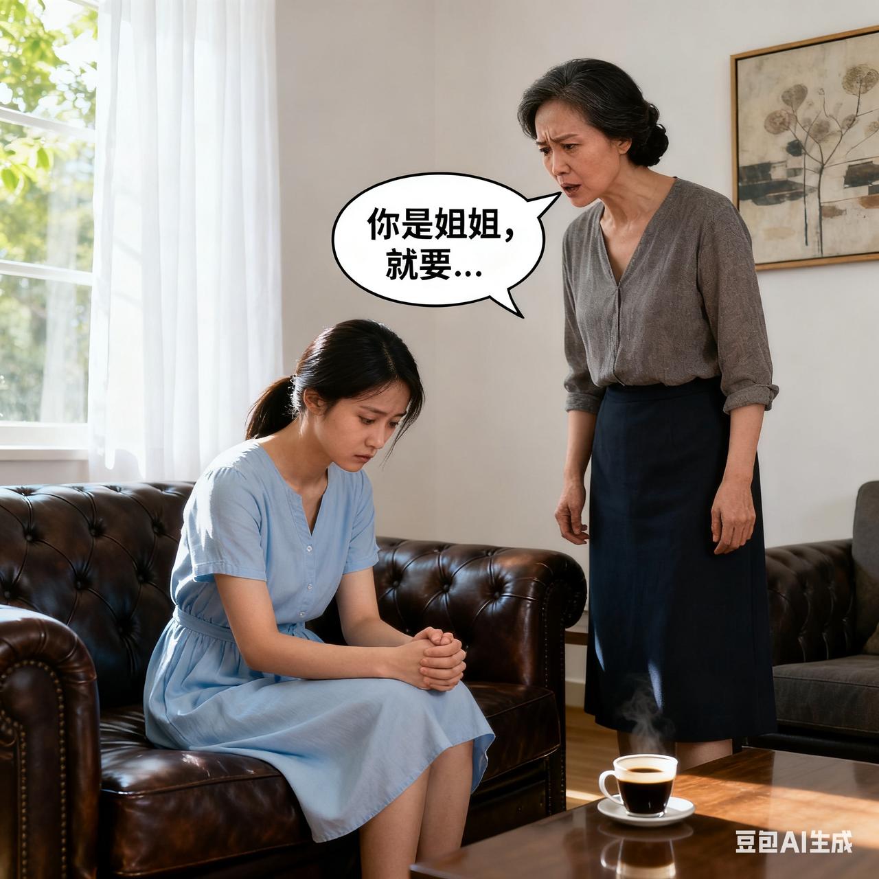 还没进门的弟媳因事故需要赔偿别人48万，母亲：你作为姐姐该分担。一个出嫁10