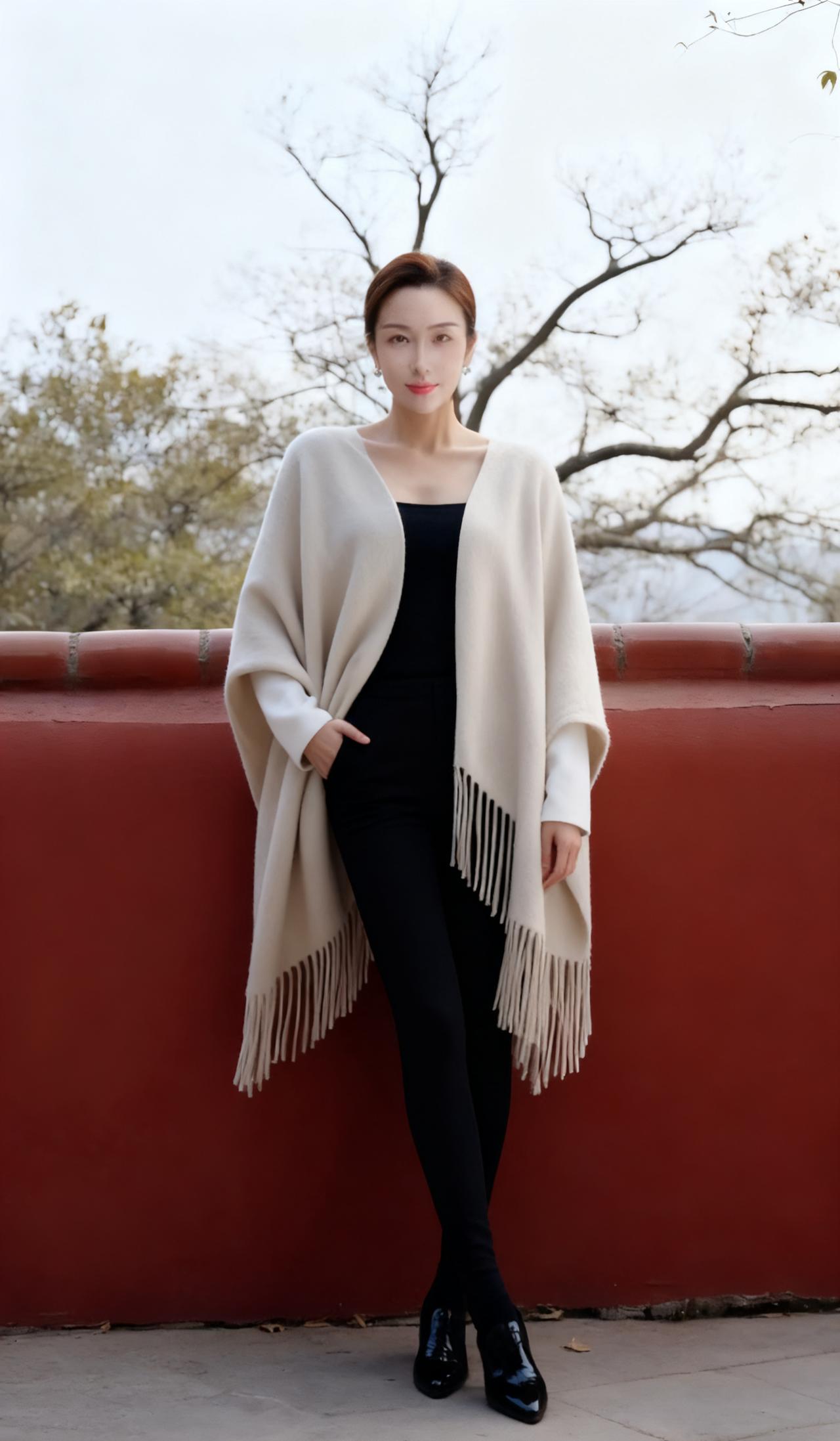 美女的美丽体现在何处呢？感觉端庄得体的穿搭是美丽的体现！