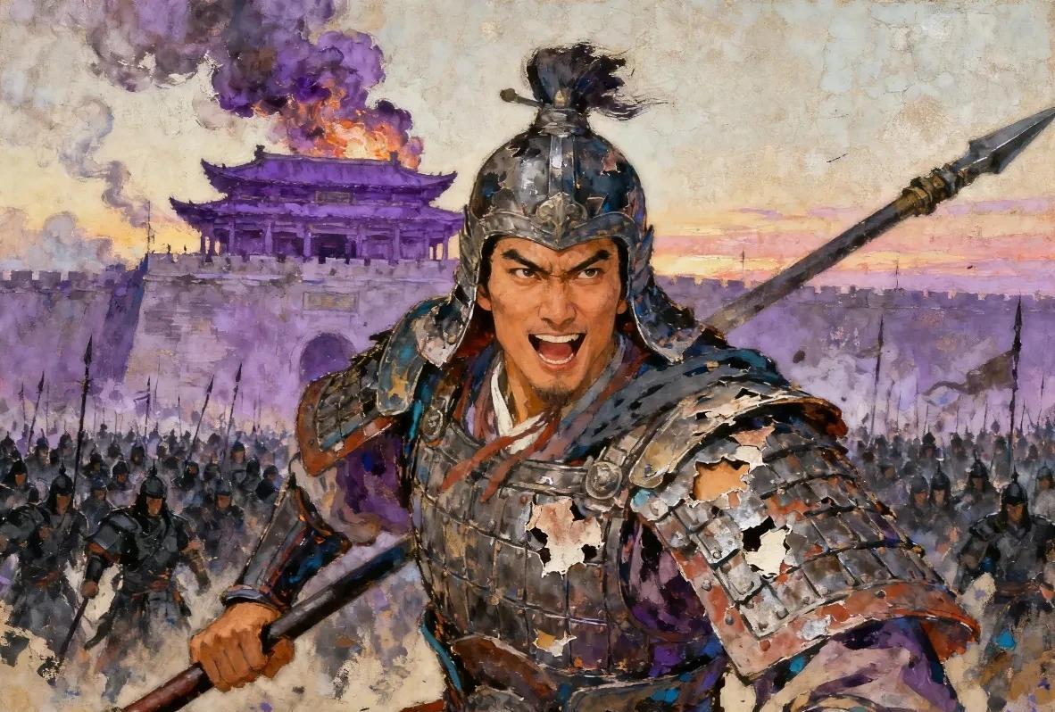 东晋有个猛将叫沈劲，仅有500楚兵，却在洛阳跟前燕名将幕容恪的10万大军从冬打到